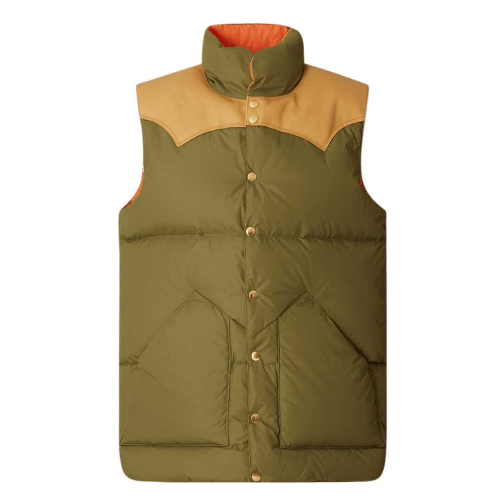 Rocky Mountain Featherbed | Original Down Vest Olive Green for